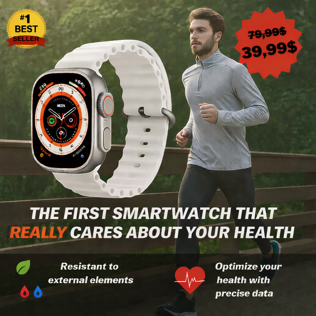 Smartwatch Ultra Pro – Monitor your health and performance every day