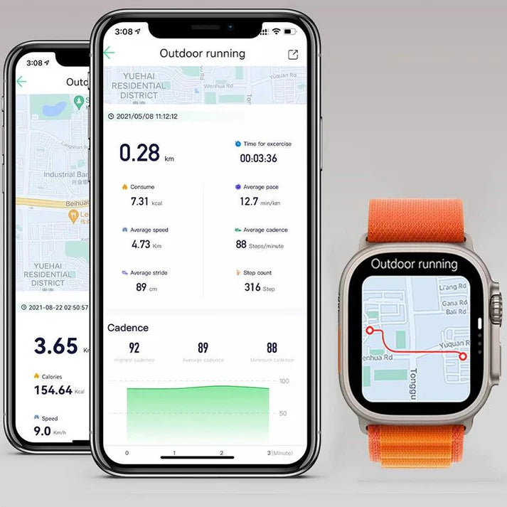 Smartwatch Ultra Pro – Monitor your health and performance every day