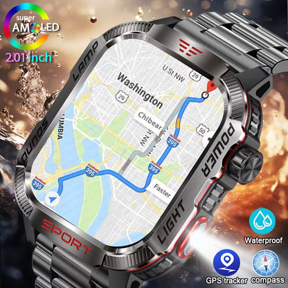 Nlhemin™ Men's Military Outdoor Sports Smart Watch for Android & IOS