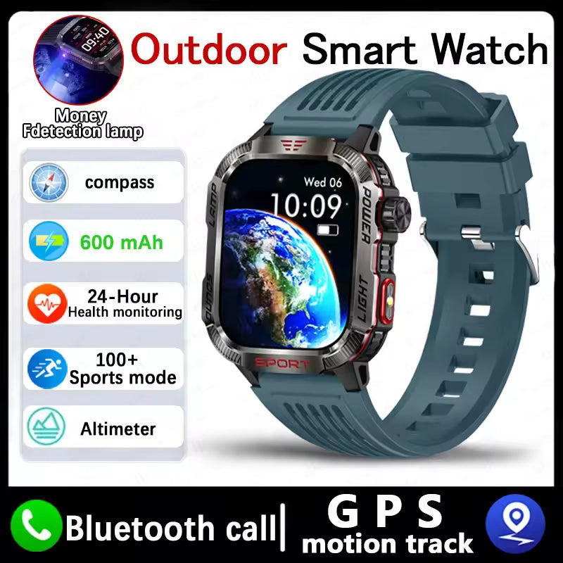 Nlhemin™ Men's Military Outdoor Sports Smart Watch for Android & IOS