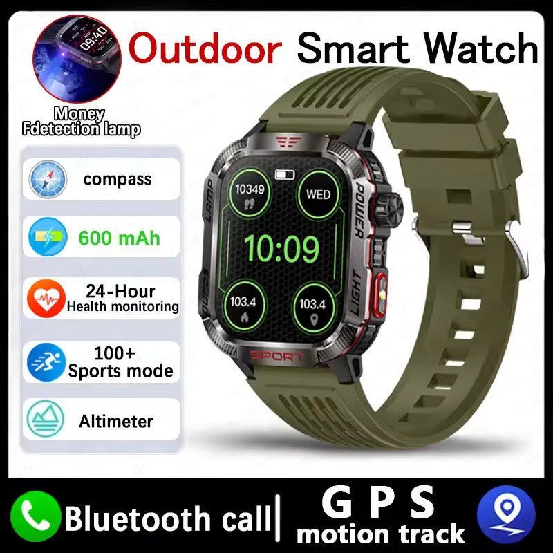 Nlhemin™ Men's Military Outdoor Sports Smart Watch for Android & IOS