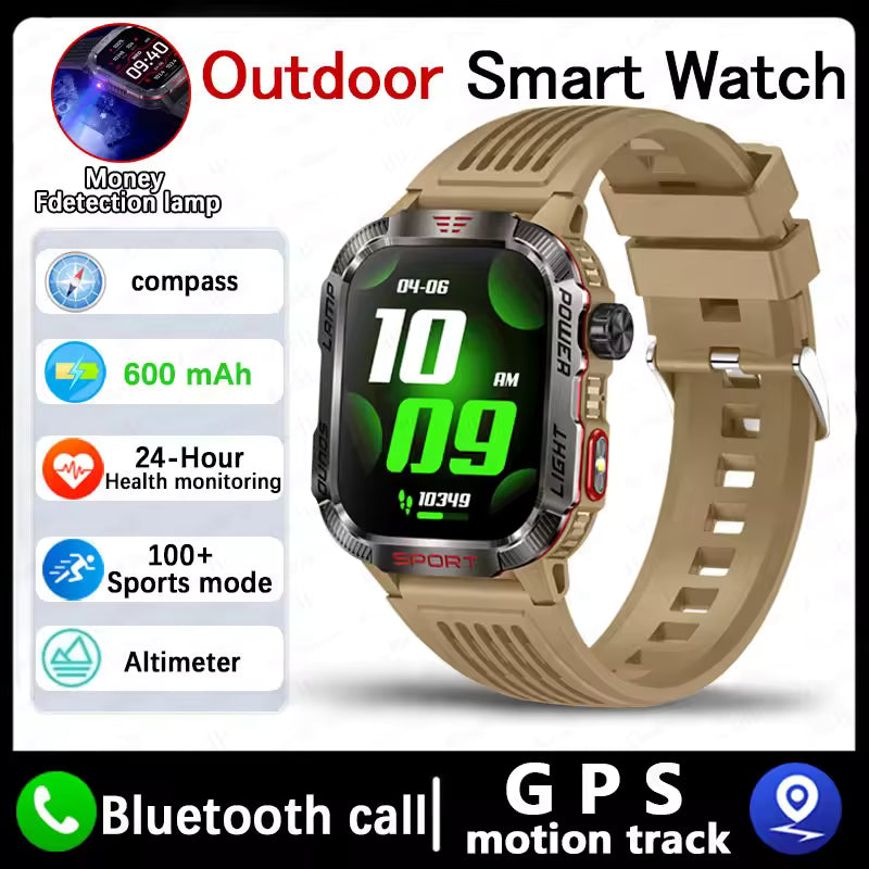 Nlhemin™ Men's Military Outdoor Sports Smart Watch for Android & IOS